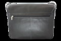 Čierna kožená taška na notebook 212-6118-60