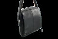 Veľký čierny kožený pánsky crossbag 215-1918-60