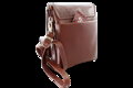 Veľký hnedý kožený pánsky crossbag 215-2185-40
