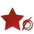 Červená vianočná ozdoba hviezda 619-1216-31