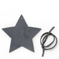 Tmavo strieborná vianočná ozdoba hviezda 619-1216-29