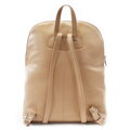 Béžový kožený zipsový batoh 311-8955-82