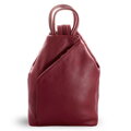 Dámsky kožený batôžtek burgundy 311-1184-34