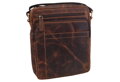 Pánske kožené crossbody tmavohnedý hunter 250839