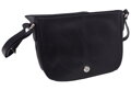 Dámska kožená crossbody kabelka modrá 450112