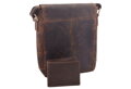 Pánske kožené crossbody tan hunter 