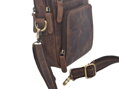 Pánske kožené crossbody tmavohnedý hunter 250904
