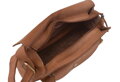 Dámska kožená crossbody kabelka béžová 250123