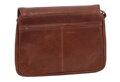 Dámska kožená crossbody kabelka koňak 250714