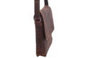 Pánske kožené crossbody tmavohnedý hunter 250910
