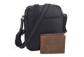 Pánske kožené crossbody čierna nappa 250589