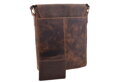 Pánske kožené crossbody tmavohnedý hunter 250837