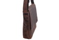 Pánske kožené crossbody tmavohnedý hunter 250911