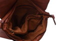 Dámska kožená crossbody kabelka koňak 270110