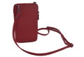 Dámska kožená crossbody kabelka červená 2511539