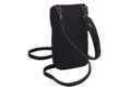 Dámska kožená crossbody kabelka čierna 2511539
