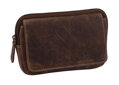 Kožené puzdro na opasok tmavý tan hunter 250899