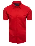 Trendová košeľa v červenom prevedení.