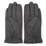 Čierne kožené rukavice pre pánov.