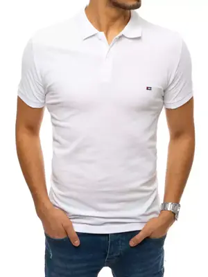 Trendové pánske tričko bielej farby