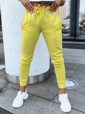 Teplákové žlté nohavice FITS UY0580