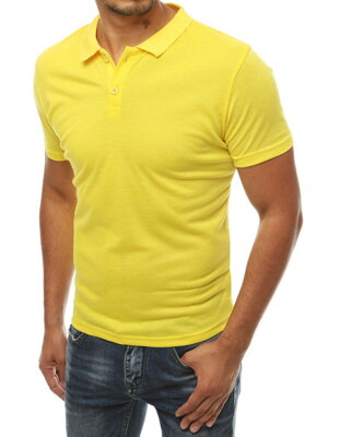 Žlté POLO tričko v klasickom prevedení.