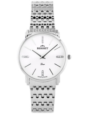 Dámske hodinky  BISSET BSBE54 - silver/white (zb554a)
