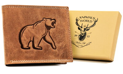 Peňaženka z brúsenej kože - Always Wild