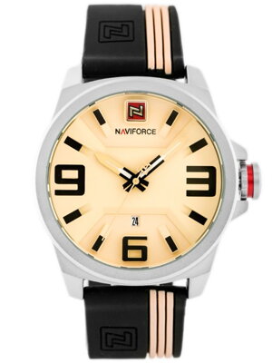 Pánske hodinky NAVIFORCE - NF9098 (zn045a) - beige/black