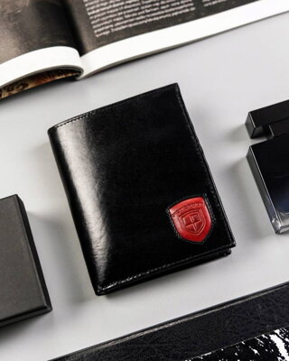 Veľká pánska kožená peňaženka bez vonkajšej spony - Peterson