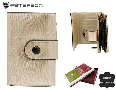 Elegantná, kožená dámska peňaženka- Peterson