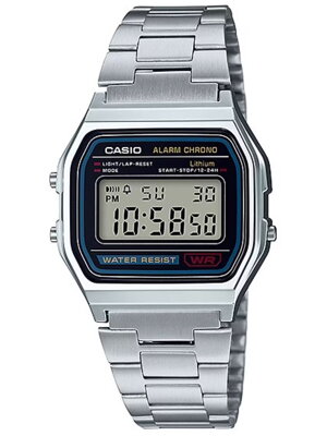Pánske hodinky CASIO A158WA-1A (zd093a) - Klasik 