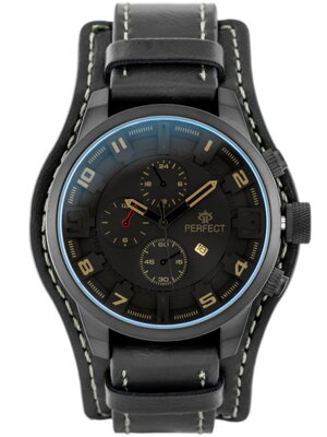 Pánske hodinky PERFECT A177T - grafitové  (zp251b)