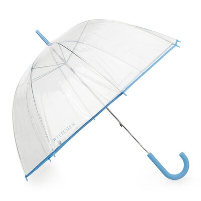 Veľký dáždnik s modrým lemom