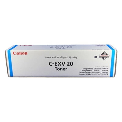 Canon originál toner CEXV20, cyan, 35000str., 0437B002, Canon iP-C7000VP, O, azurová