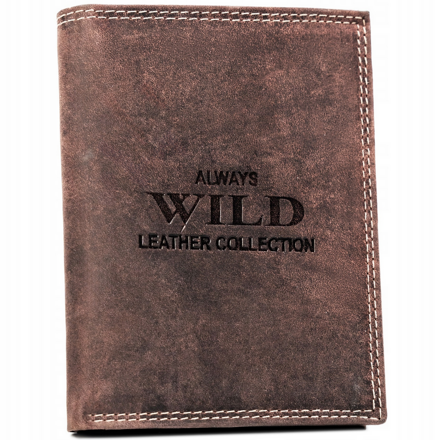 Klasická, veľká pánska peňaženka z prírodnej kože - Always Wild