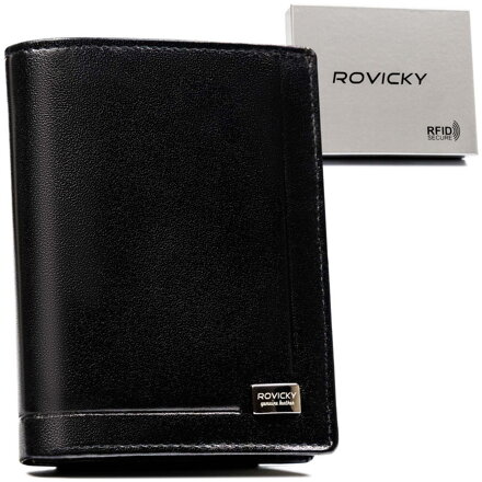 Elegantné pánske puzdro na karty s RFID ochranou - Rovicky