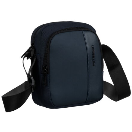 Modrá malá pánska crossbody taška – Peterson