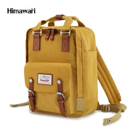 Žltý praktický mestský ruksak s priehradkou na notebook - Himawari