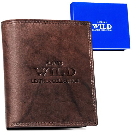 Veľká kožená pánska peňaženka - Always Wild AW-N890-MAL/0431 skl.