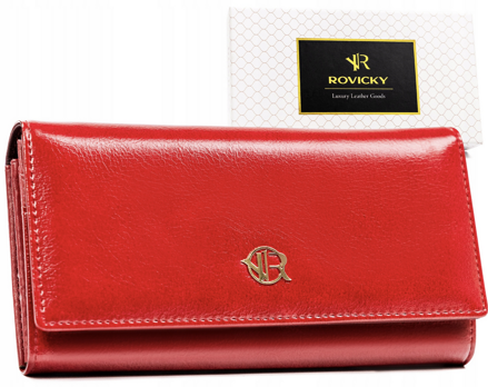 Dámska peňaženka koža + PU RPX-24A-ML Red Dámska peňaženka koža + PU RPX-24A-ML Red
