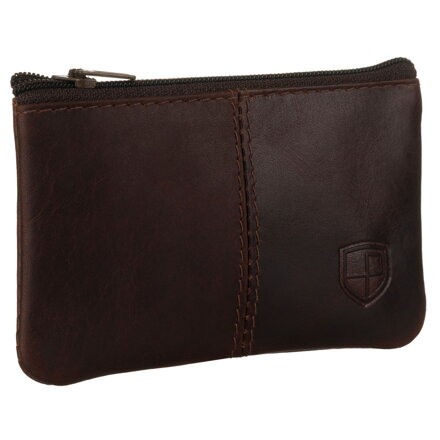 Skórzane etui na klucze w brązowym kolorze - Peterson