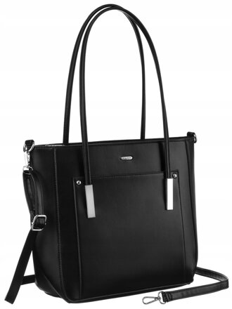 Klasická dámska shopper taška z ekologickej kože - Rovicky