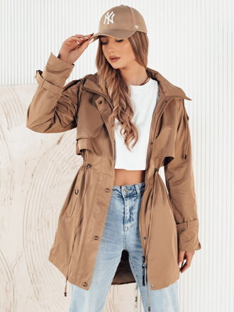 BRENS dámska bunda parka béžová Dstreet TY4231 skl.29