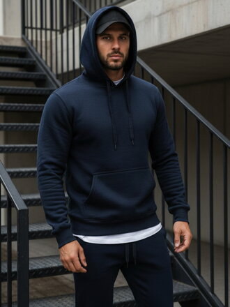 Pánska granátová mikina s kapucňou (bx3001)