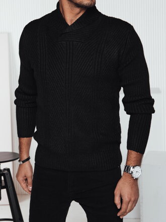 Pánsky čierny sveter Dstreet WX2256