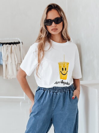 T-shirt damski SUNSMILE biały Dstreet RY2905