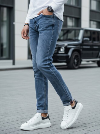 Pánske modré džínsové nohavice Dstreet UX4238