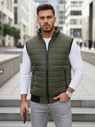 Štýlová zelená vesta