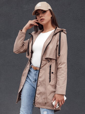 GLAMJACKET dámska bunda parka béžová Dstreet TY4383